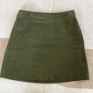 Jcrew corduroy mini skirt